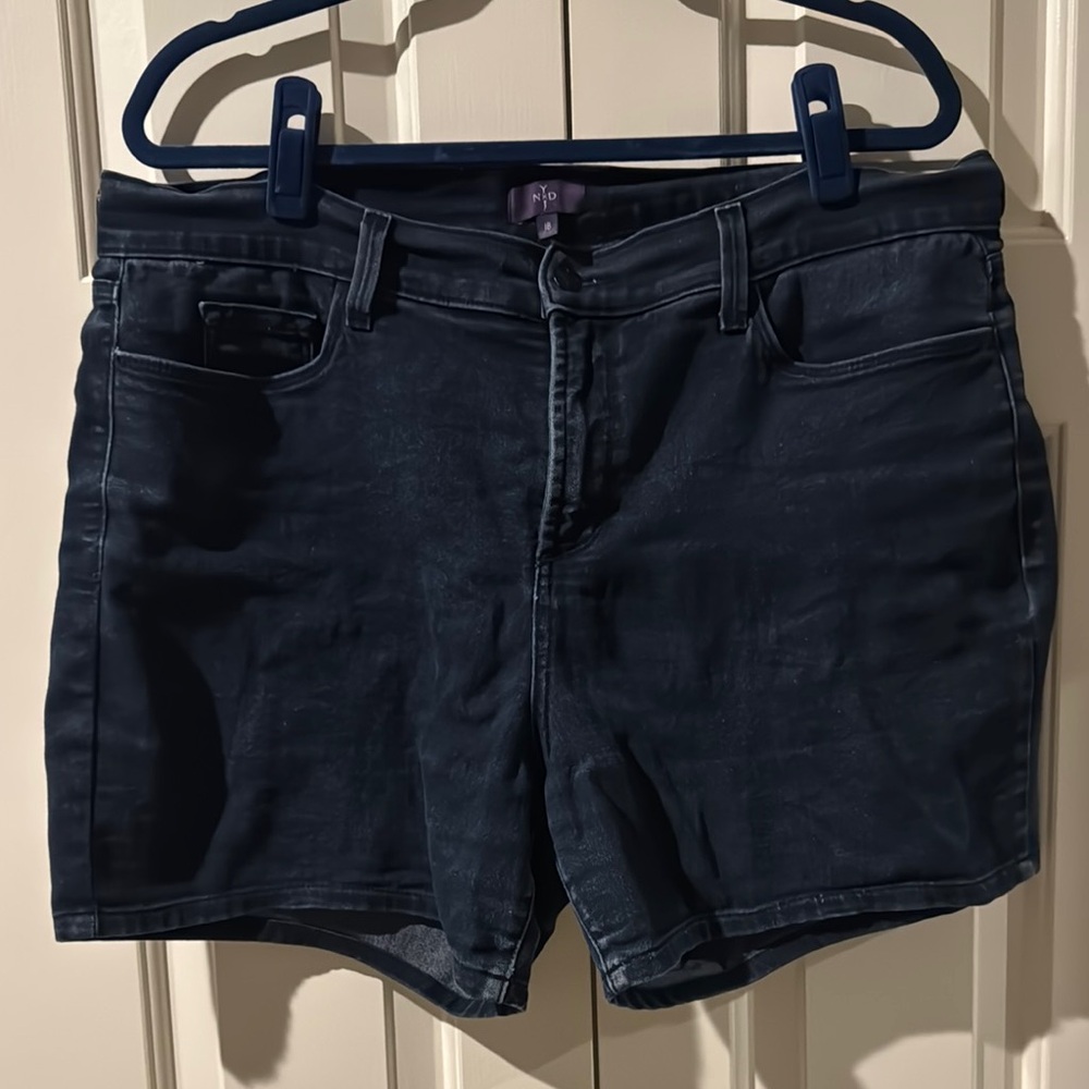 NYDJ Dark Blue Jean Shorts Classic Design